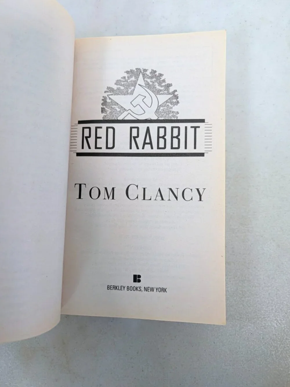 Tom Clancy Red Rabbit Jack Ryan Novel Mass Paperback